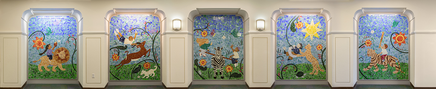 Mosaic-artwork-design-by-jonathan-brown-at-Children